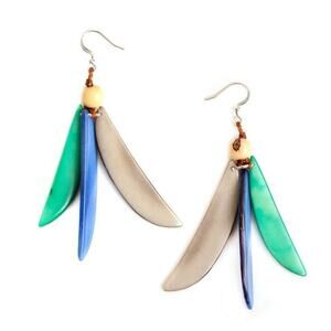 Fair Trade Tagua Nut Organic Earrings Jewelry (Sustainable & Eco-Friendly)